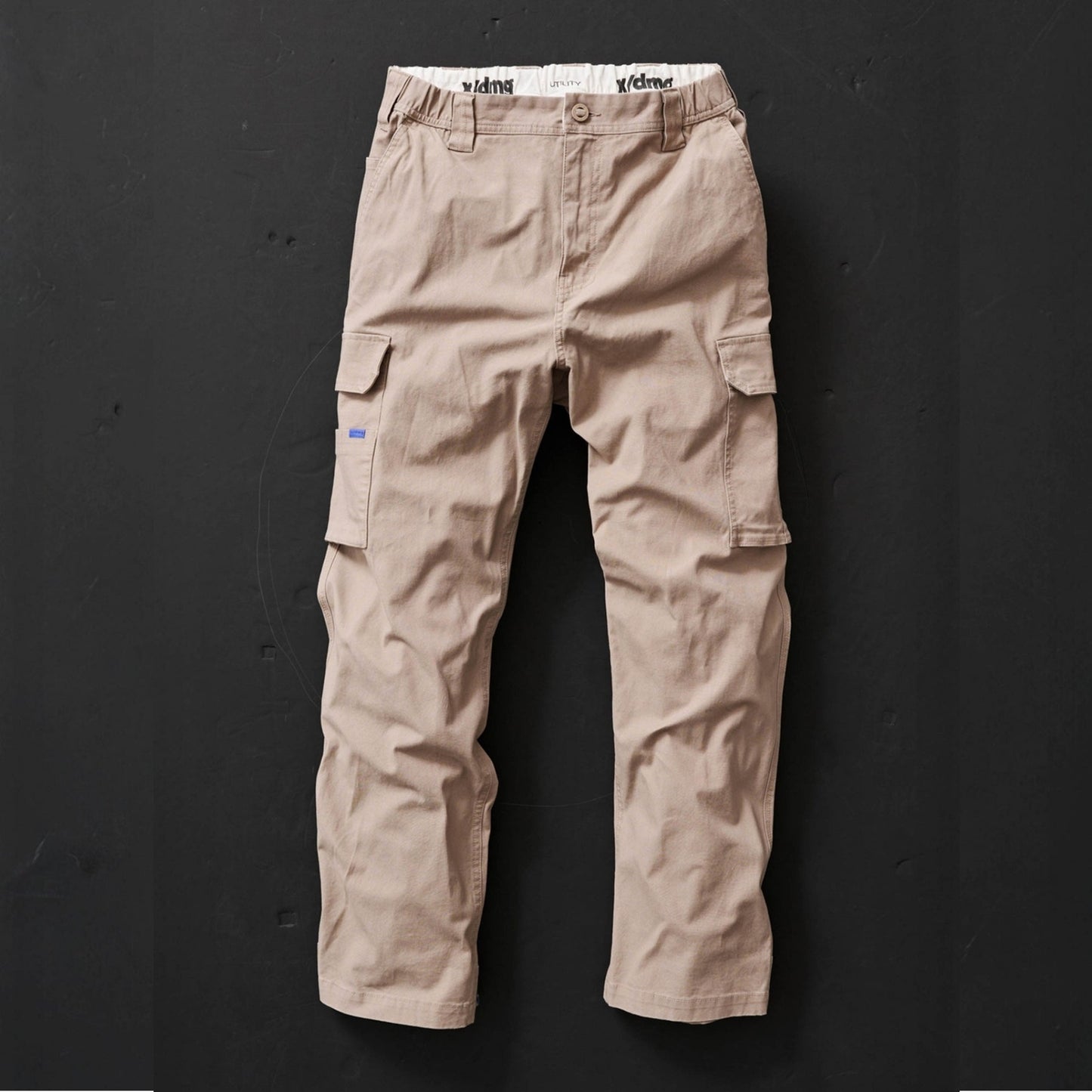 X-DMG UP-2 ELASTIC WAIST CARGO PANT - KHAKI