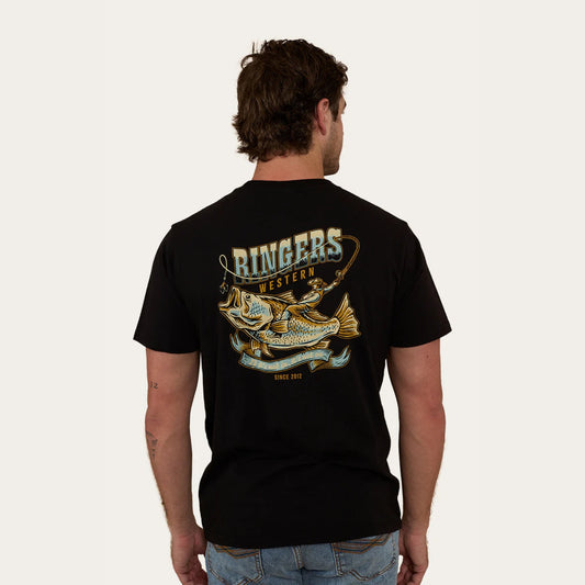 Buckin Barra Mens Loose Fit T-Shirt - Black