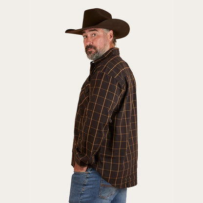 RINGERS WESTERN RICHMOND FULL BUTTON WORK SHIRT - CHARCOAL