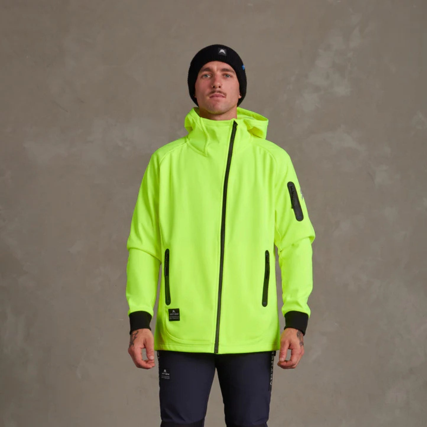 ANTHEM MEN'S TECH STRETCH SOFT-SHELL JACKET - YELLOW