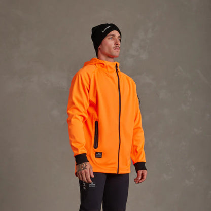 ANTHEM MEN'S TECH STRETCH SOFT-SHELL JACKET - ORANGE