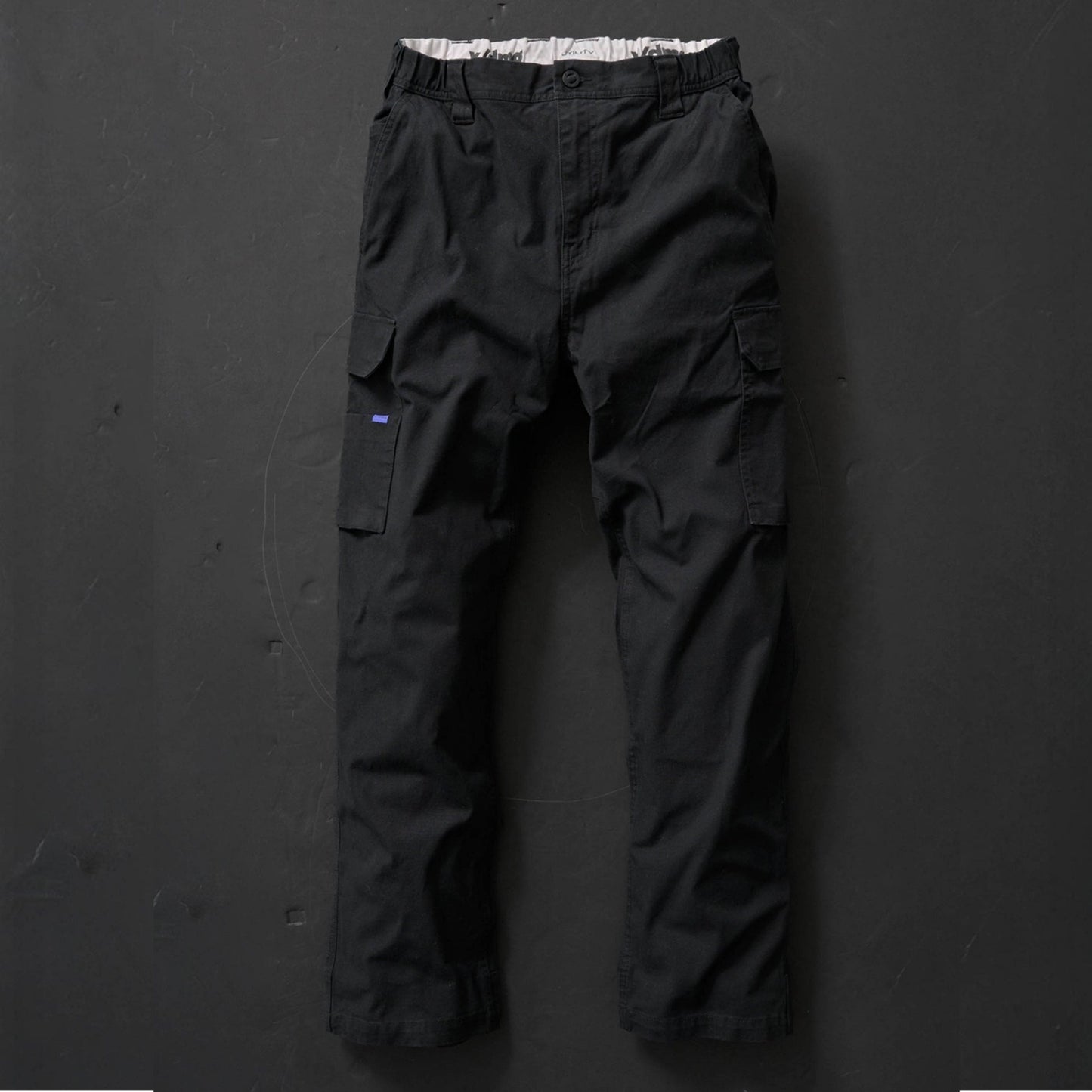 X-DMG UP-2 ELASTIC WAIST CARGO PANT - BLACK