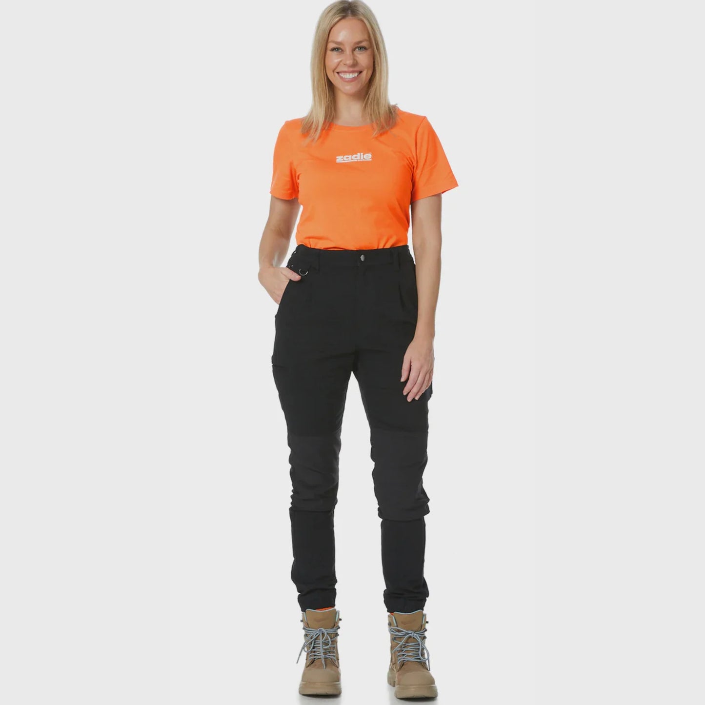 ZADIE WORKWEAR THE WORKZ PANT - BLACK