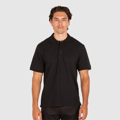 MEN'S QUEST POLO SHIRT - BLACK