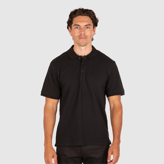 MEN'S QUEST POLO SHIRT - BLACK