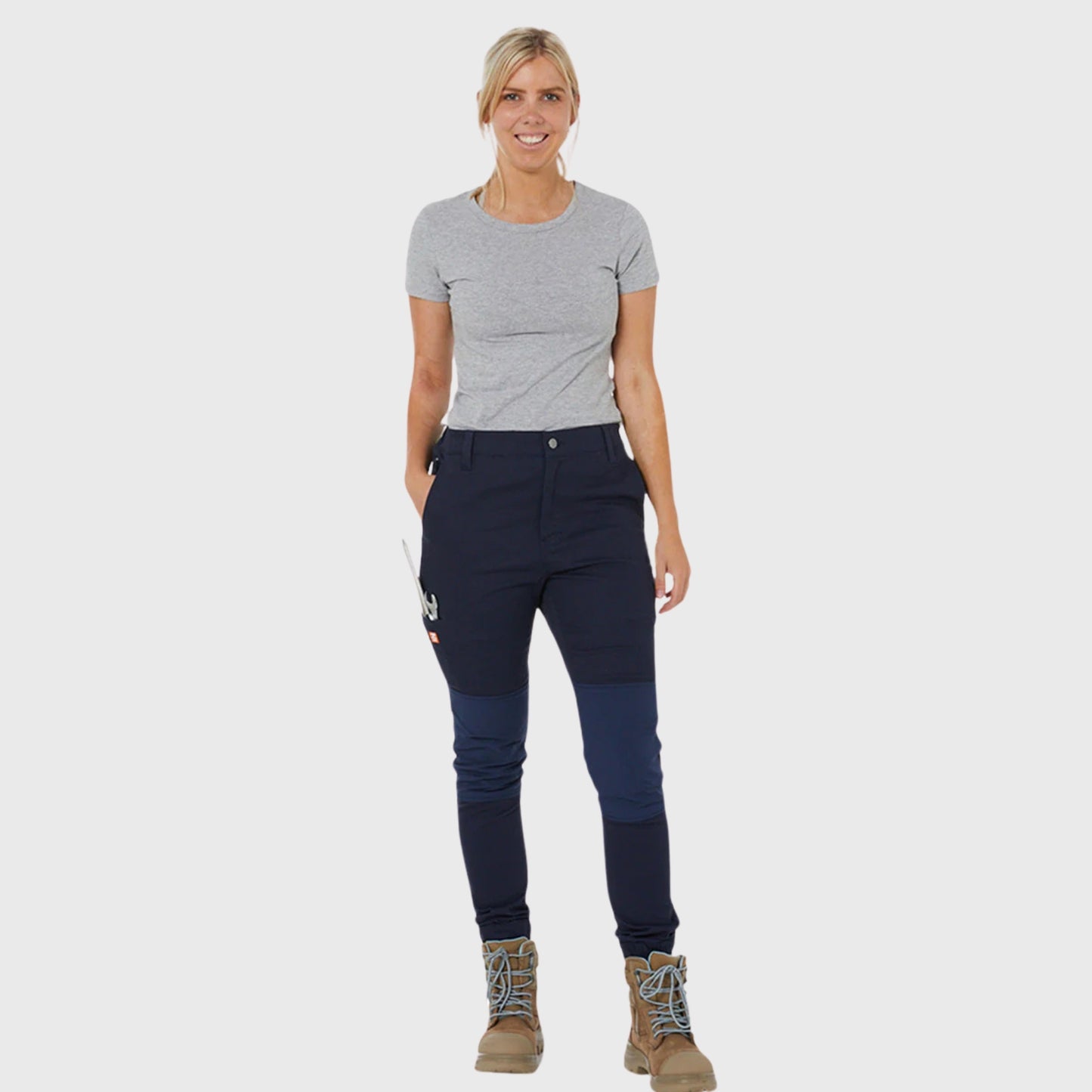 ZADIE WORKWEAR THE MIDDY PANT - NAVY