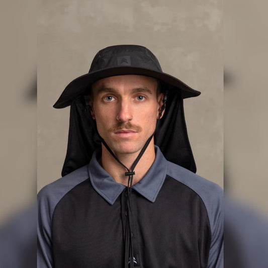 Wide Brim Hat with Legionares Flap