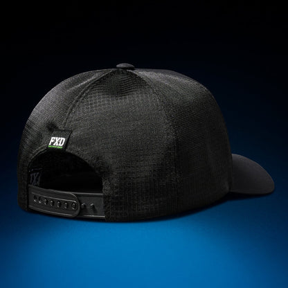 CP◆13 - TECH TRUCKER CAP BLACK/BIG LOGO