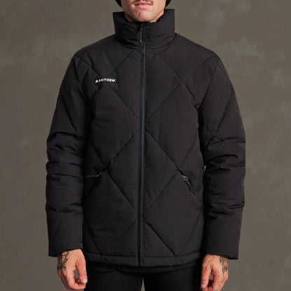 ANTHEM MEN'S WATERPROOF PUFFER JACKET - BLACK