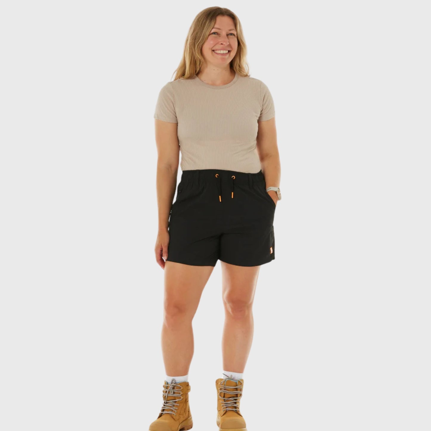 ZADIE WORKWEAR Z-LITE COMFORT WITH 4 WAY STRETCH SHORT - BLACK