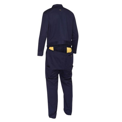 BISLEY COVERALL WITH WAIST ZIP OPENING - NAVY