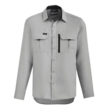 Mens Outdoor Long Sleeve Shirt - Stone