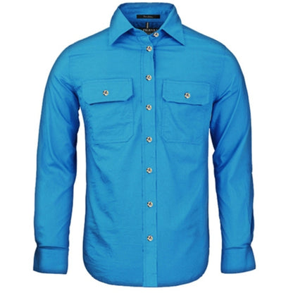 WOMEN'S PILBARA OPEN FRONT LONG SLEEVE SHIRT
