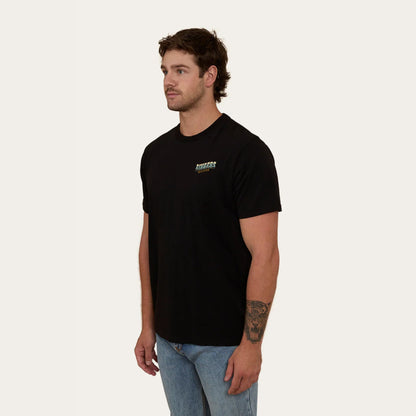 Buckin Barra Mens Loose Fit T-Shirt - Black