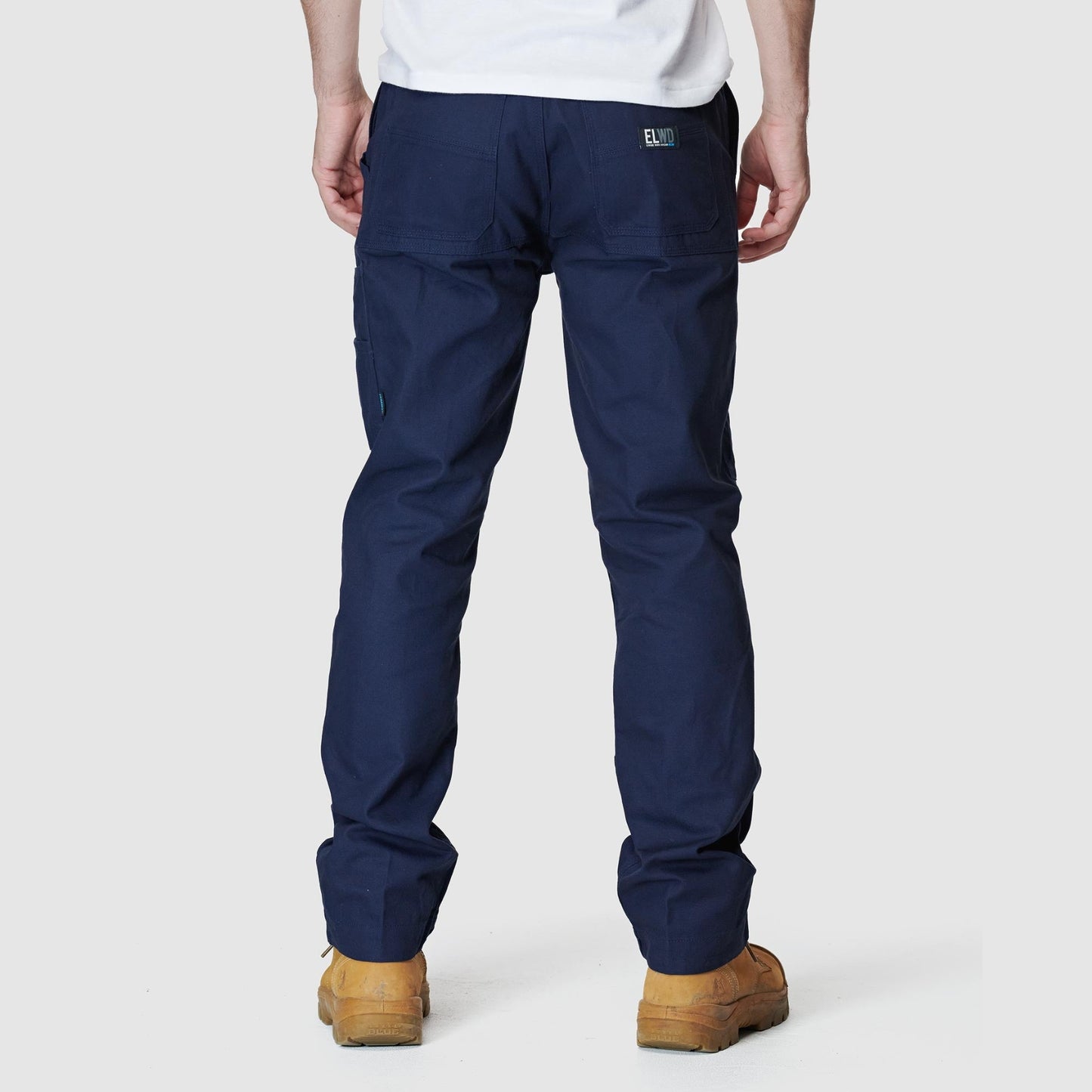 ELWD MENS ELASTIC PANTS - NAVY