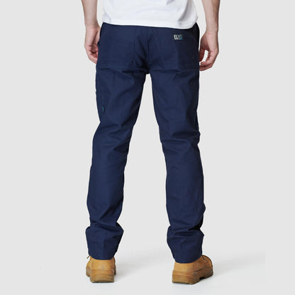 ELWD MENS ELASTIC PANTS - NAVY