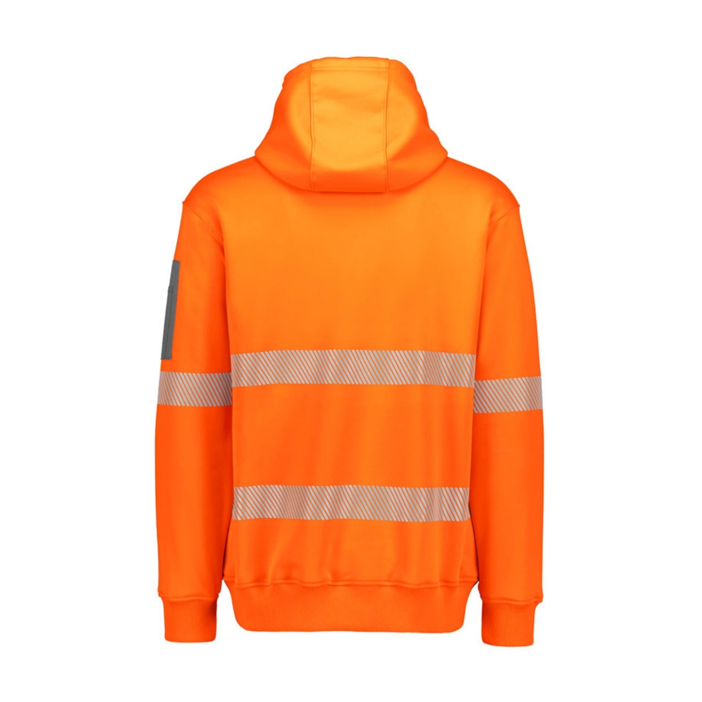 SYZMIK ZT867 UNISEX STREETWORX WATER RESISTANT HOODIE WITH SEGMENTED TAPE - ORANGE