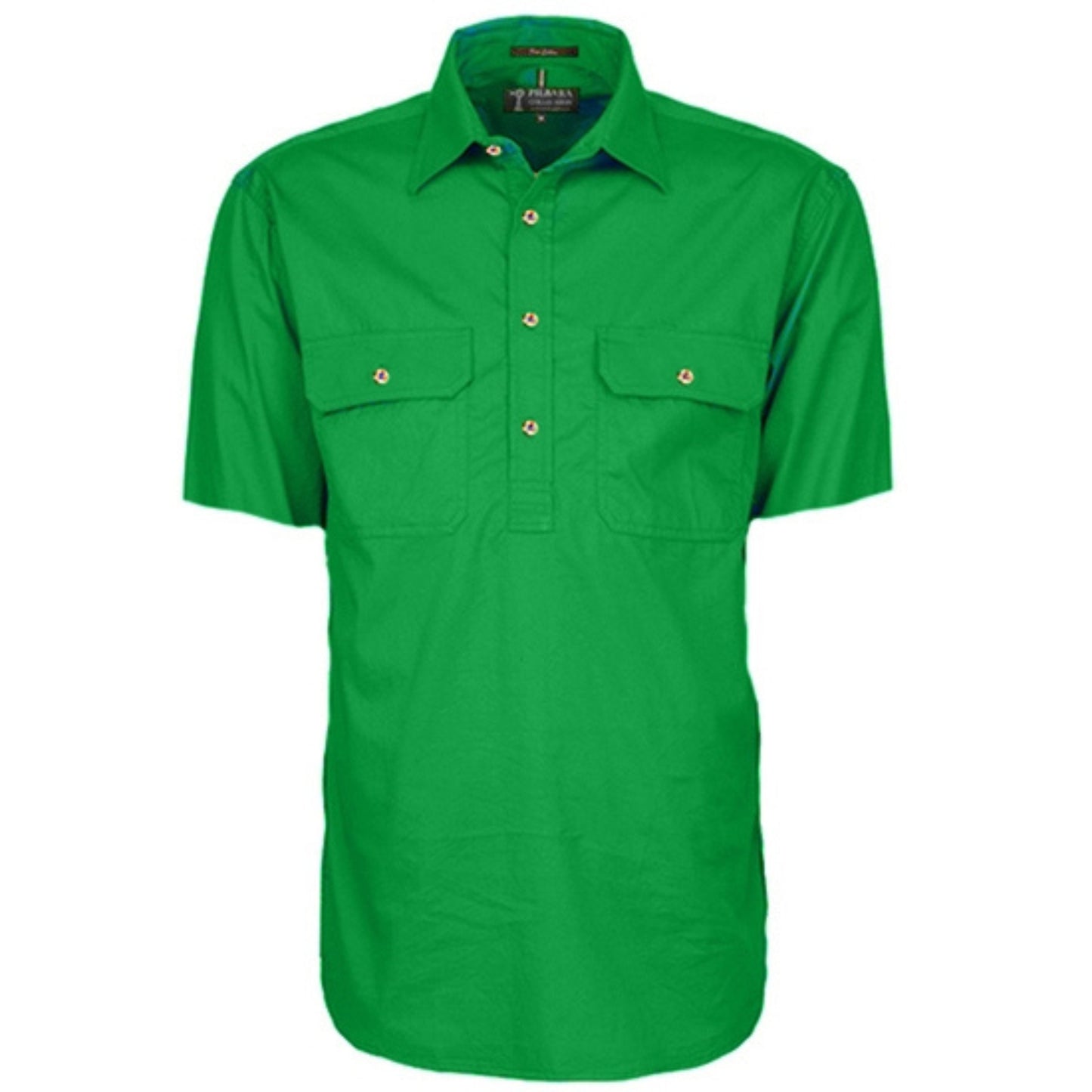 RITEMATE MENS PILBARA CLOSED FRONT SHORT SLEEVE SHIRT