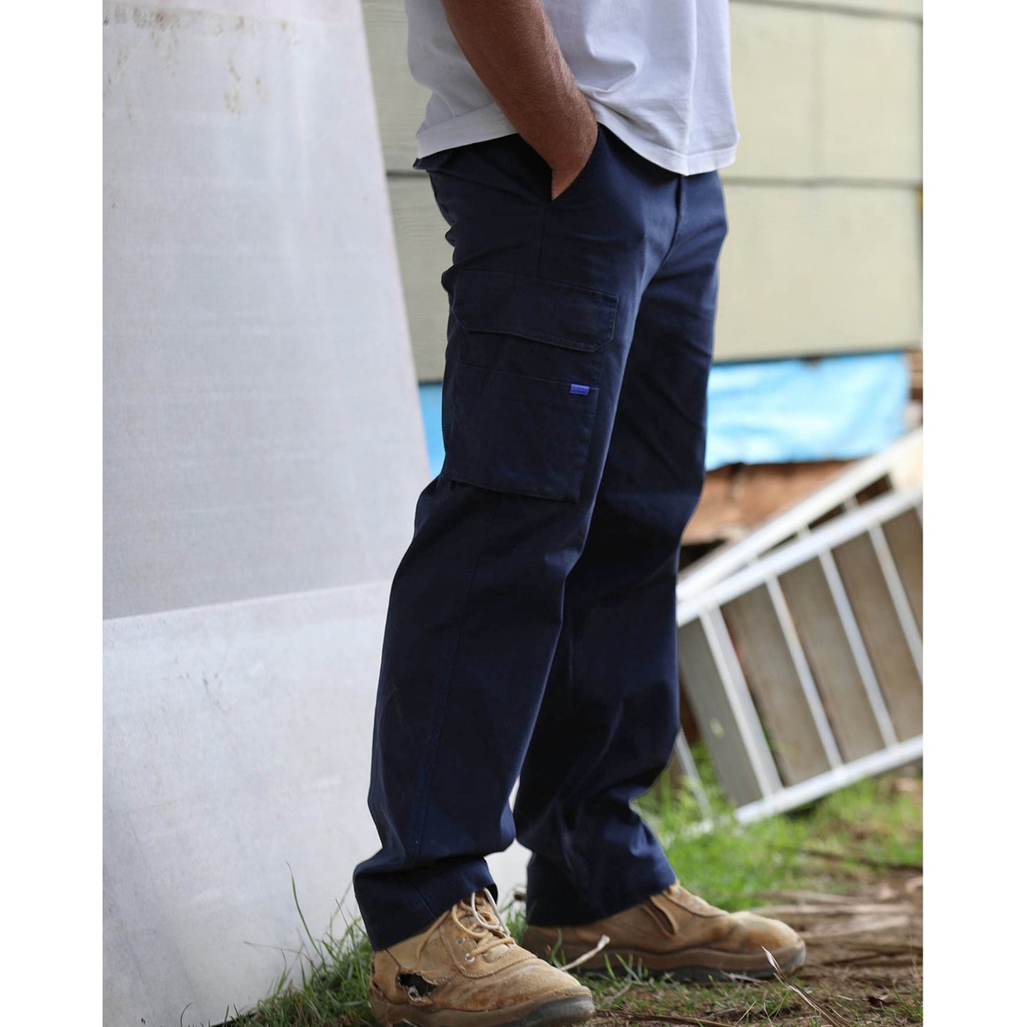 X-DMG UP-2 ELASTIC WAIST CARGO PANT - NAVY