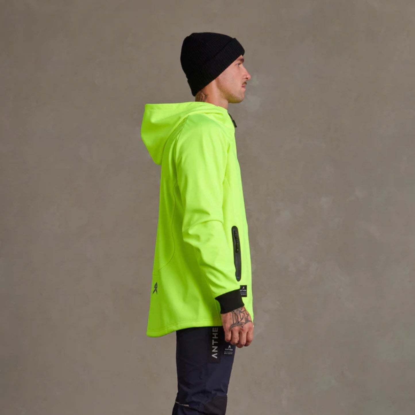ANTHEM MEN'S TECH STRETCH SOFT-SHELL JACKET - YELLOW
