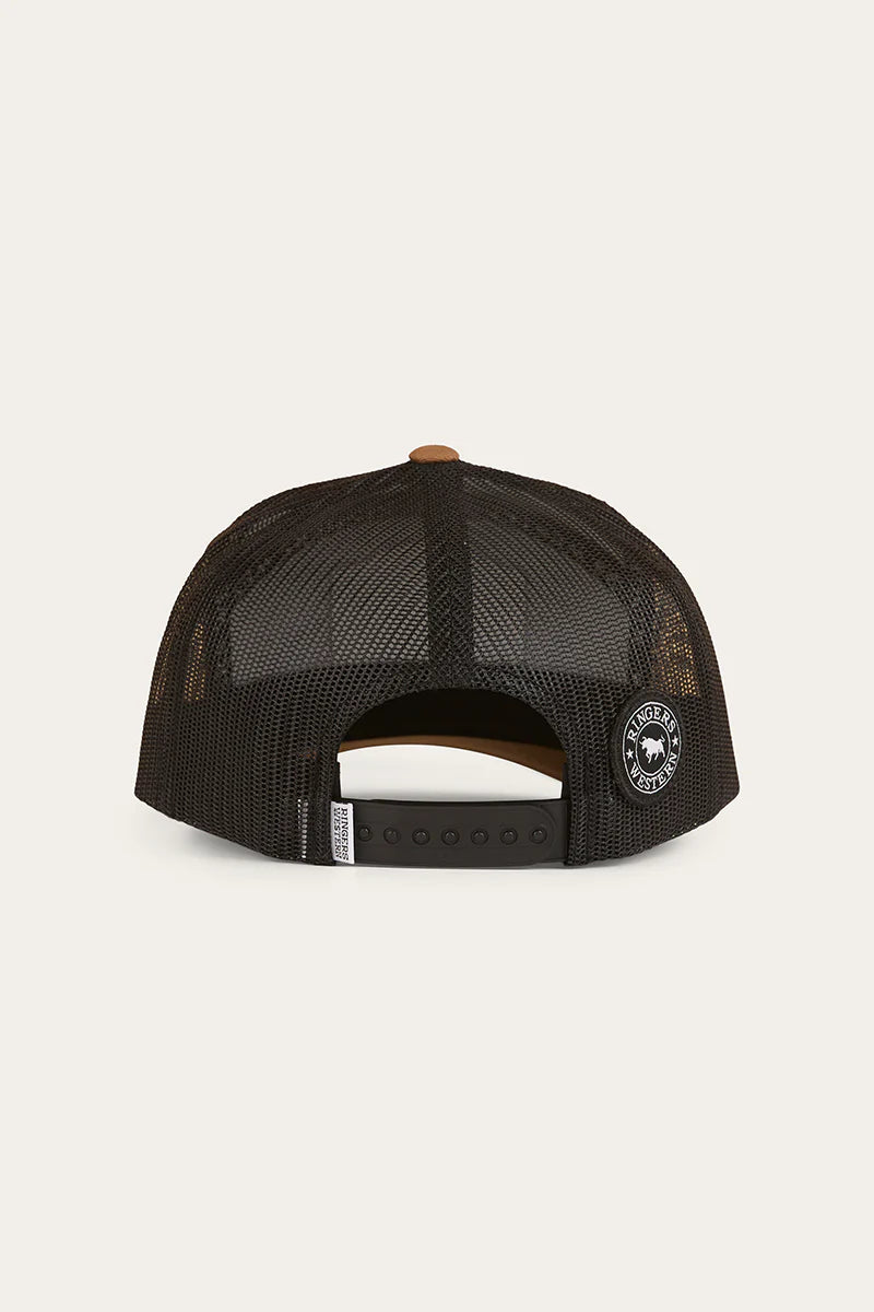 COUNTRY CLUB 7 PANEL CAP - BLACK/CAMO