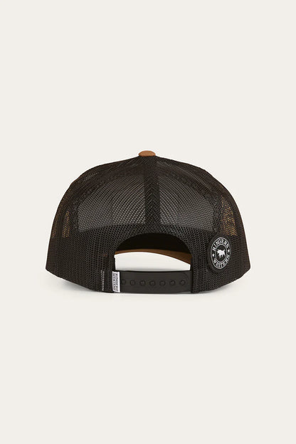 COUNTRY CLUB 7 PANEL CAP - BLACK/CAMO