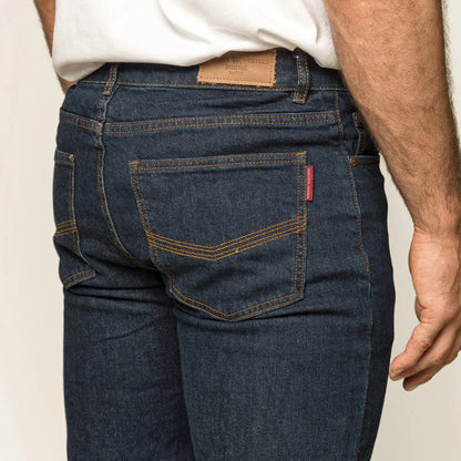 Ringers Western Burke Mens Tapered Slim Leg Jean - Dark Blue