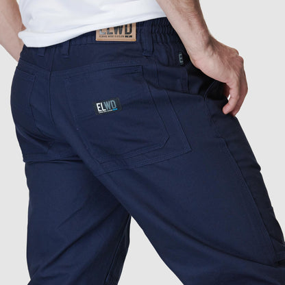 ELWD MENS ELASTIC PANTS - NAVY