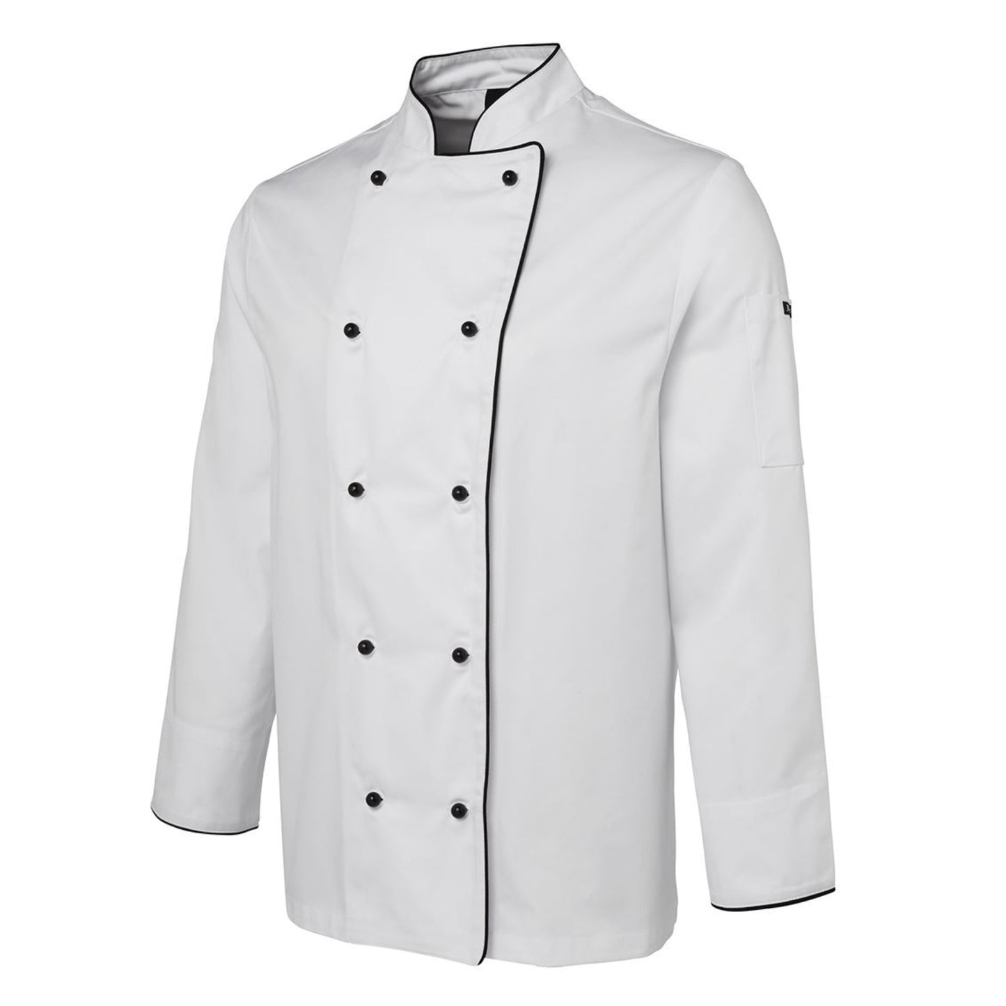 JB LONG SLEEVE CHEFS JACKET - WHITE