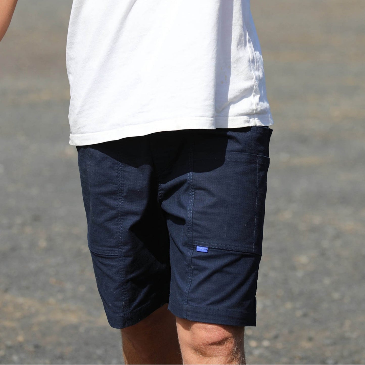 X-DMG US-4 ELASTIC WAIST TECH SHORT - NAVY