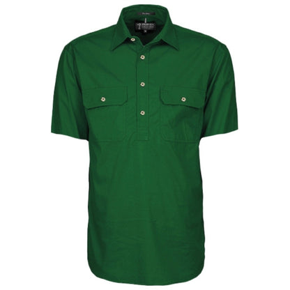 RITEMATE MENS PILBARA CLOSED FRONT SHORT SLEEVE SHIRT