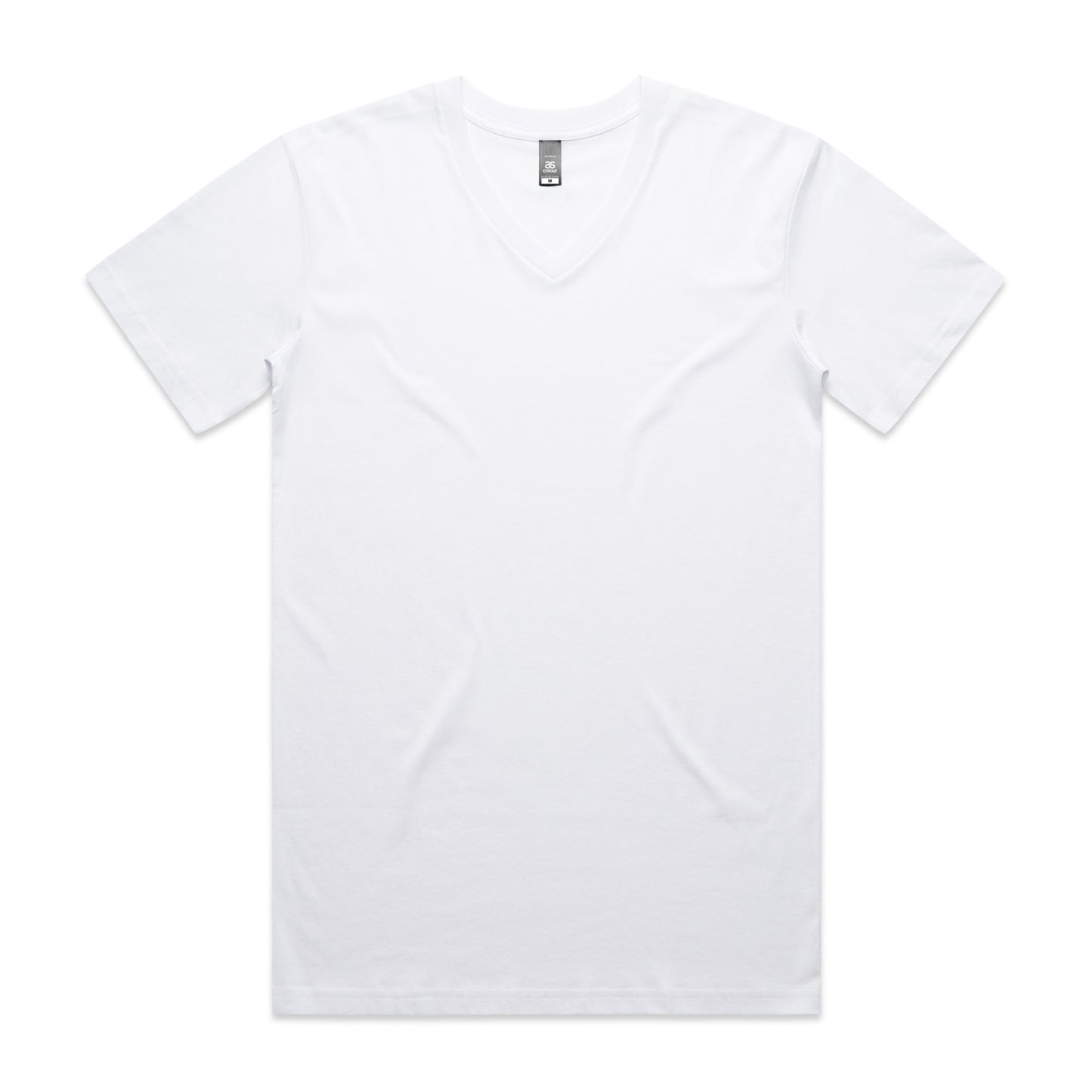 AS COLOUR STAPLE V NECK BLACK