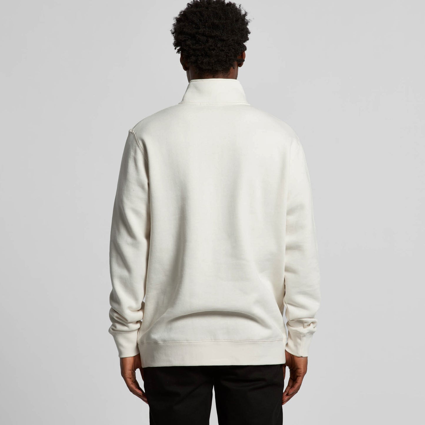 AS COLOUR HALF ZIP CREW