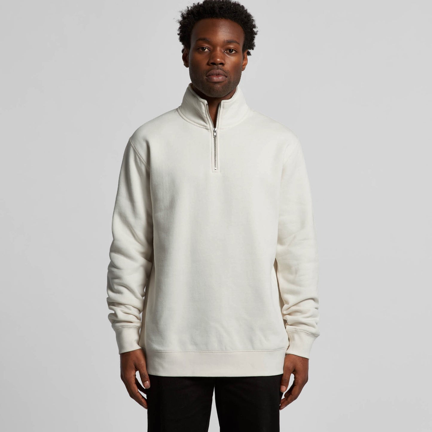 AS COLOUR HALF ZIP CREW