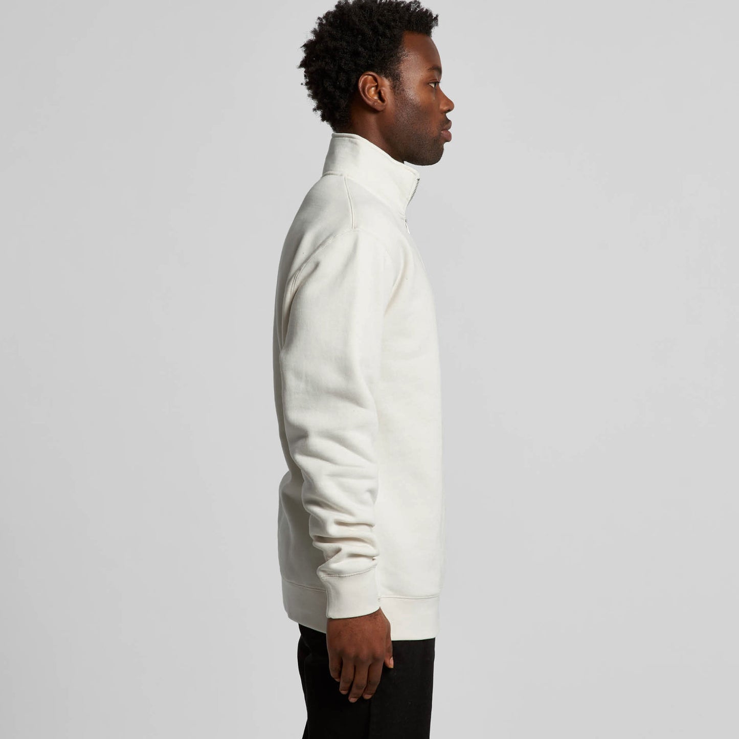 AS COLOUR HALF ZIP CREW