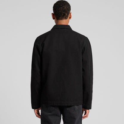 AS COLOUR CANVAS CHORE JACKET BLACK