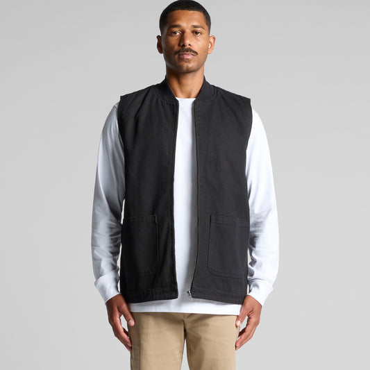 AS COLOUR CANVAS HEAVY VEST