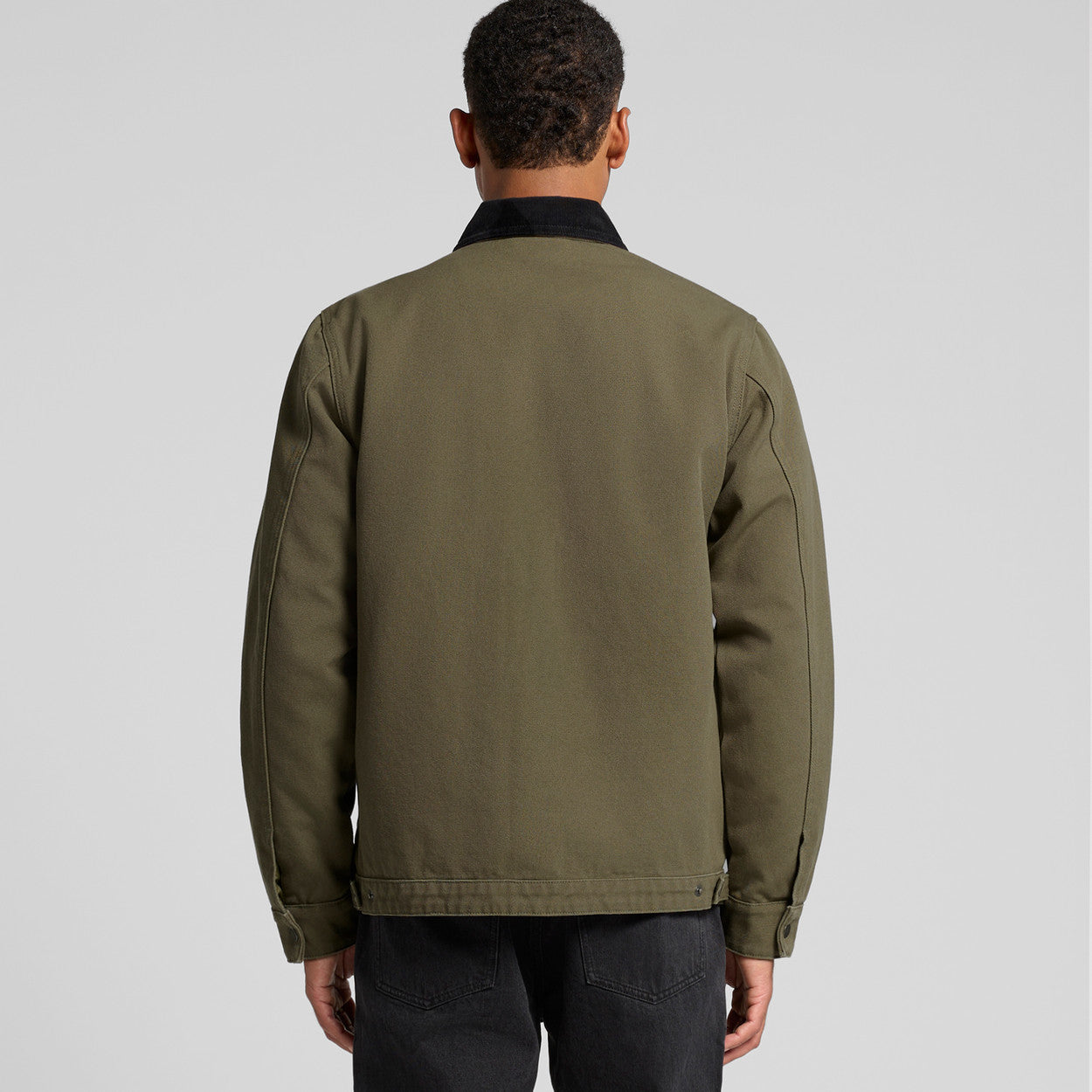 AS COLOUR CANVAS CORD COLLAR JACKET