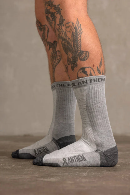 ANTHEM PERFORMANCE CREW SOCKS A0204