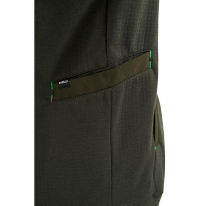 WF-3 ZIP THRU HOODIE – DARK GREEN | 5K WATERPROOF & WINDPROOF
