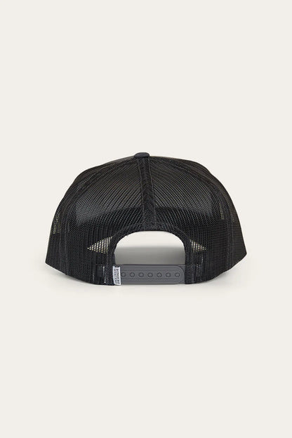 RINGERS WESTERN SCOTTY TRUCKER CAP - CHARCOAL/RED