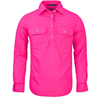 WOMEN'S PILBARA CLOSED FRONT LONG SLEEVE SHIRT