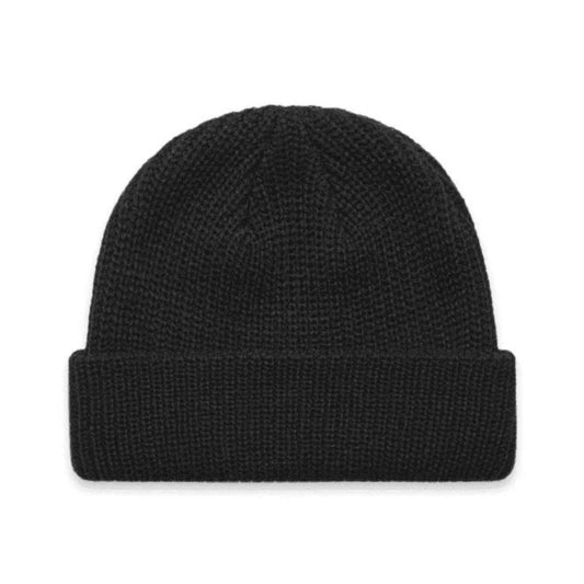 AS COLOUR CABLE BEANIE(BLACK)