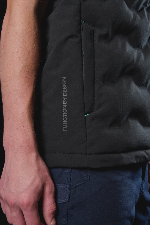 FXD WO◆6 - INSULATED PUFFER VEST - BLACK