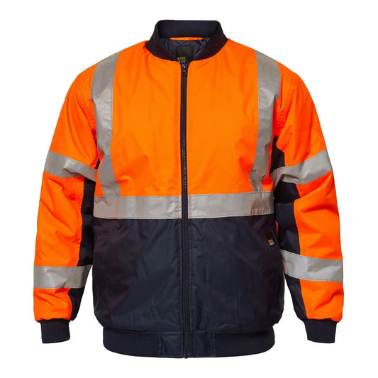 HI VIS BOMBER JACKET  - TAPE