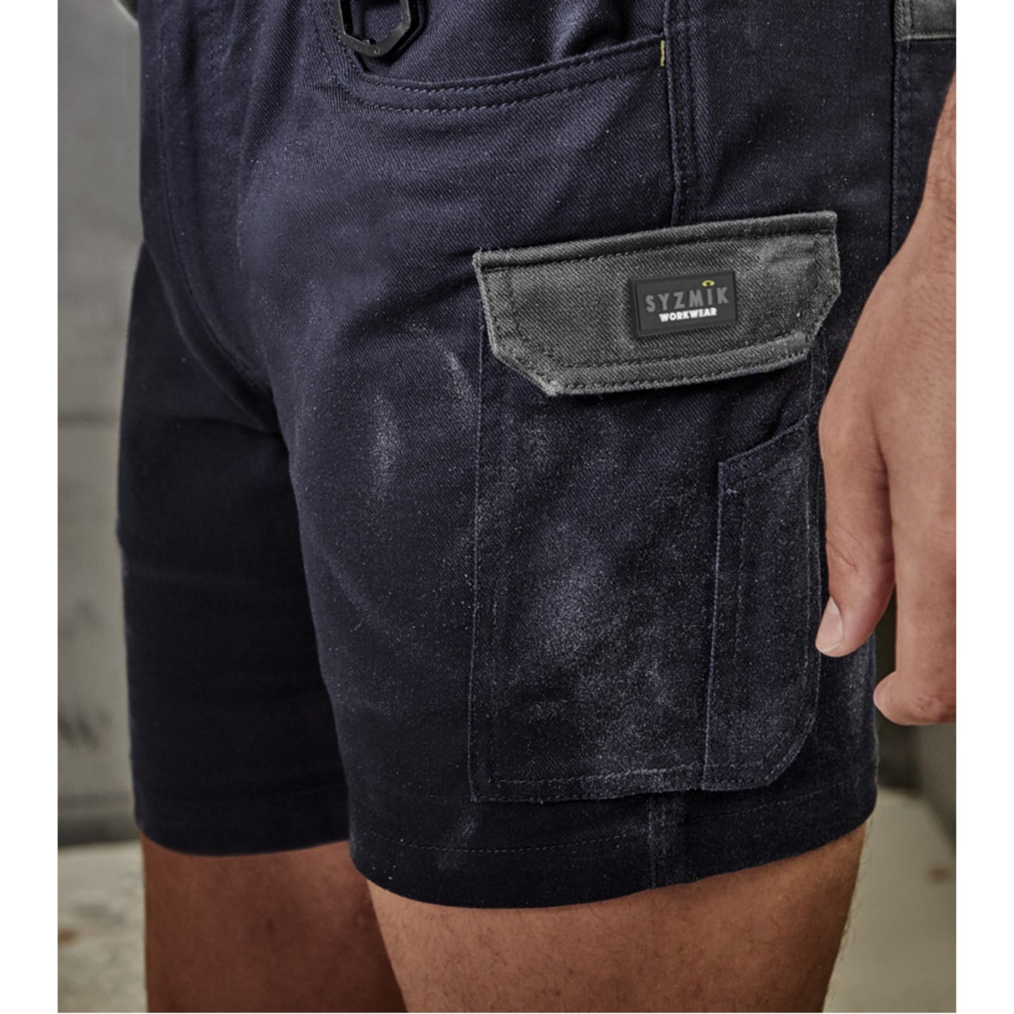 SYZMIK MENS RUGGED COOLING STRETCH SHORT