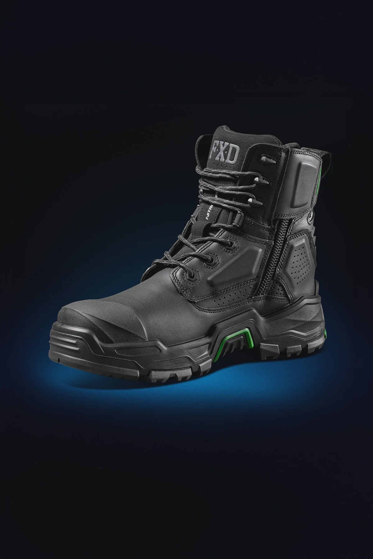 FXD - DURA X1 - NITROCORE™ HIGH CUT, HIGH PERFORMANCE WORK BOOTS - BLACK