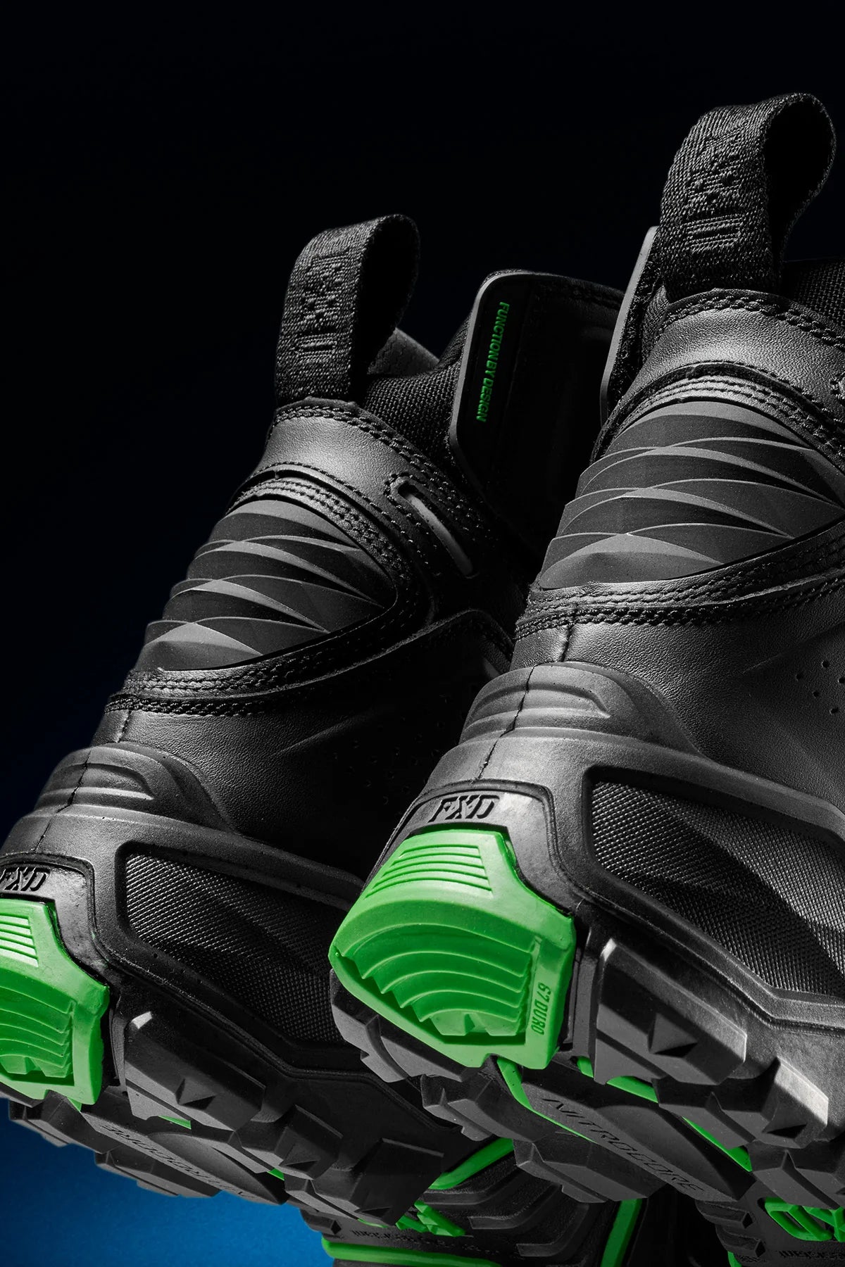 FXD - DURA X1 - NITROCORE™ HIGH CUT, HIGH PERFORMANCE WORK BOOTS - BLACK