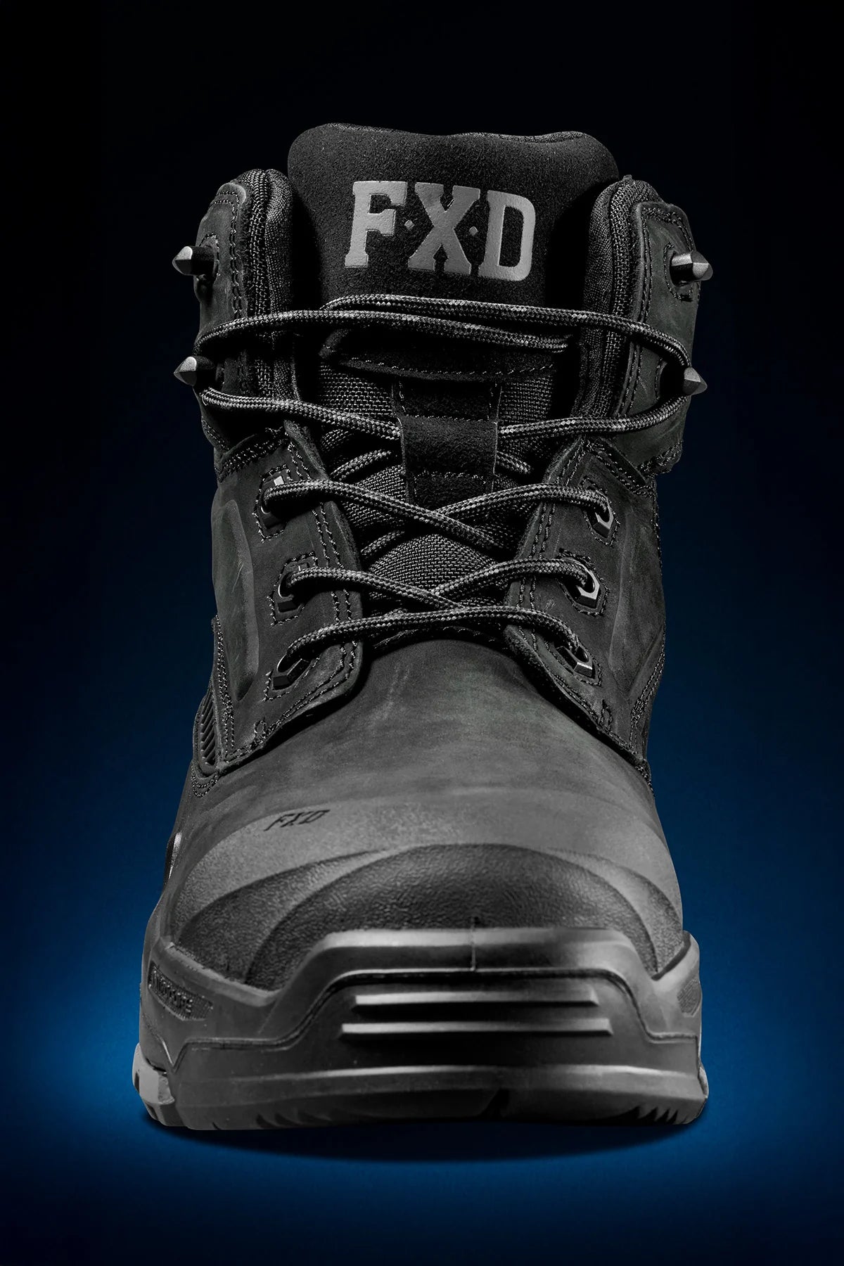 FXD - DURA X2 - NITROCORE™ MID CUT, HIGH PERFORMANCE WORK BOOTS - BLACK