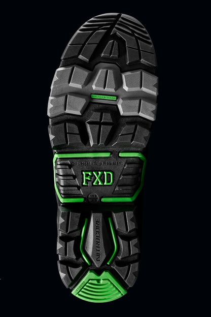 FXD - DURA X3 NITROCORE™ SLIP ON, HIGH PERFORMANCE WORK BOOTS - BLACK